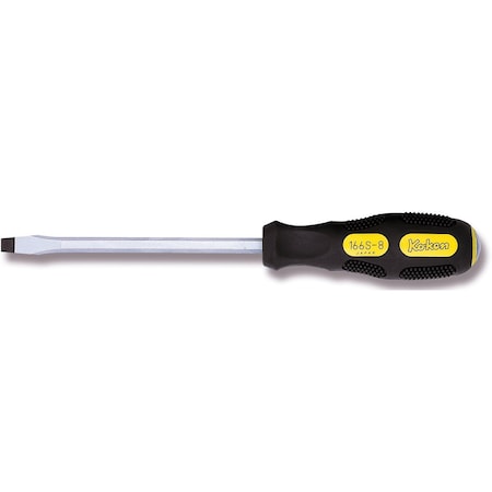 Ko-Ken ScrewDriver Slotted 8mm 270mm Blade Through type 166S-8